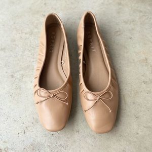 ESPRIT Nude Ballet Flats, Size 7.5